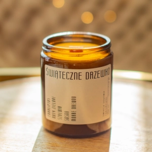 ŚWIĄTECZNE DRZEWKO 180ml świeca sojowa