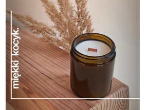MIĘKKI KOCYK 180ml świeca sojowa