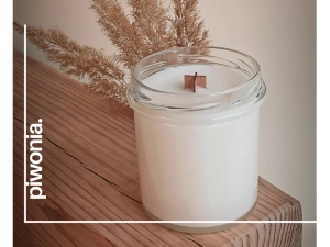 PIWONIA 350ml świeca sojowa